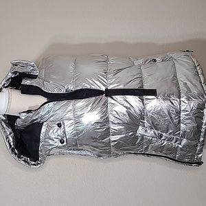 Michael Kors Metallic Puffer Vest